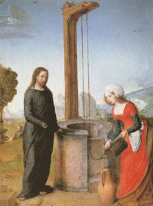 Juan de Flandes Christ and the Woman of Samaria (mk05) oil painting image